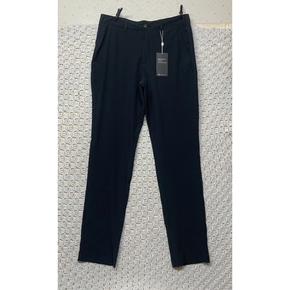 Levelwear Stephen Pants Mens 30x32 Black Straight Durable Water 4-way‎ Stretch